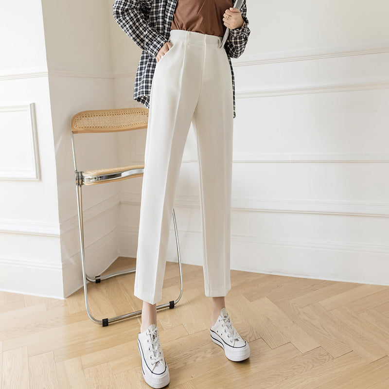 Casual Harlan Pipe Pants White