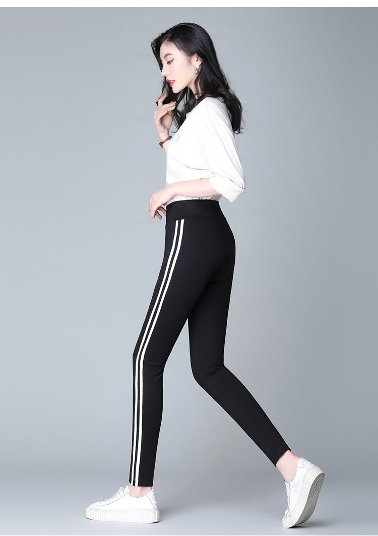 Casual Pants Loose Guard Pants White border